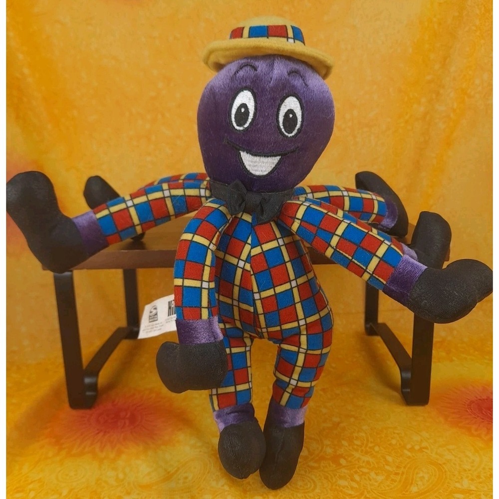 2003 Spin Master The Wiggles Henry The Octopus 8" Bean Bag Plush Vintage